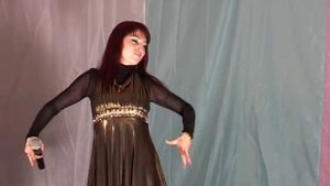 Фатима Багаутдинова на кадарском "Шустрая девушка" сл. Барият Кадарская