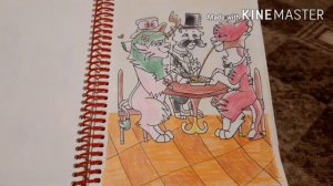 Обзор скетчбука:коты-воители| ваши заказики😊