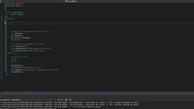 Demoscene programming - Optimize lens effect and refactor the code