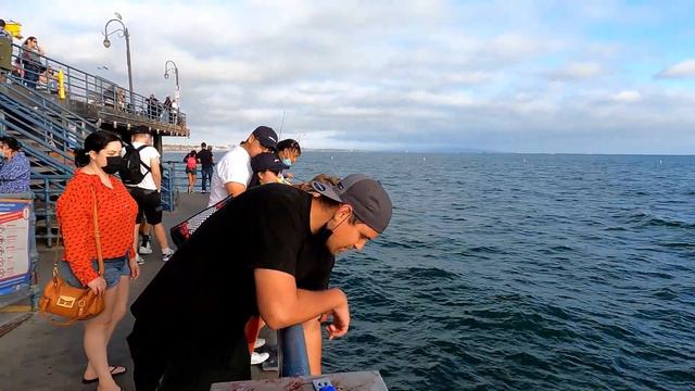 #2 Santa Monica Pier Fishing Giant Spider Crab смотреть онлайн
