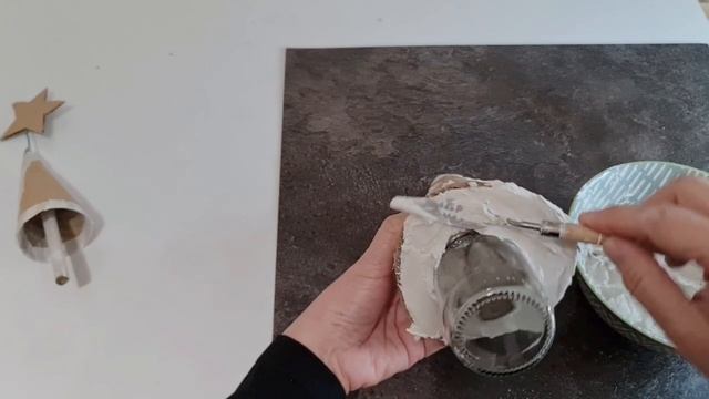 DIY Christmas Tree Fairy House Lamps Clay Craft Gift Ideas Using Glass Bottle смотреть онлайн