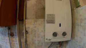 Замена газовой колонки Bosch W 10 KB #ТеплотехникаКрыма