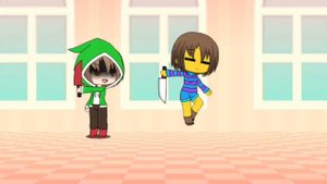Stronger than you( Story Shift Chara VS Frisk Undertale)[Gacha life] || Music Video||