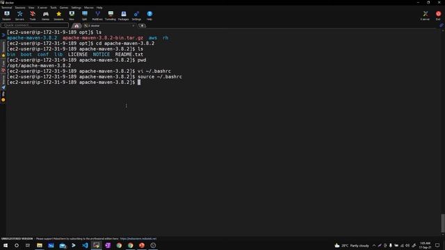 Install Maven on Linux | Setting M2_HOME and PATH variables | Maven on EC2