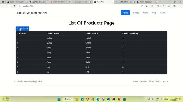 React+ Spring Boot+ MySQL | Full Stack Complete Crash Course| Develop Full Stack Web Application