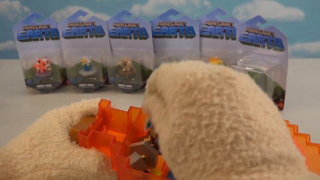 MINECRAFT EARTH Gameplay & Mattel Mini Figures Series 1 Unboxing смотреть онлайн