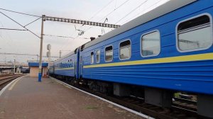 🇺🇦 UltraHD 4K Електровоз ЧС4-191 з поїздом EN 81 Київ-Ужгород