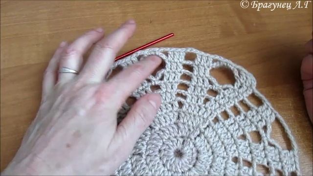 Школа вязания: Как связать ажурный берет ч.5