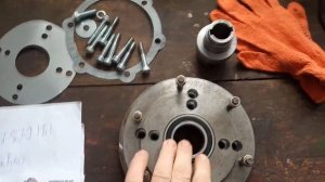 Т-012 . Перехідна плита для китайського двигуна на мінітрактор.