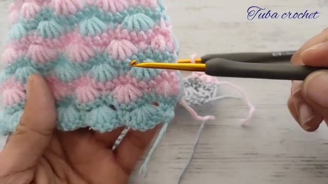 Quick & Easy Crochet Baby Blanket Water Wave Pattern For Beginners - 3D Crochet Blanket Pattern