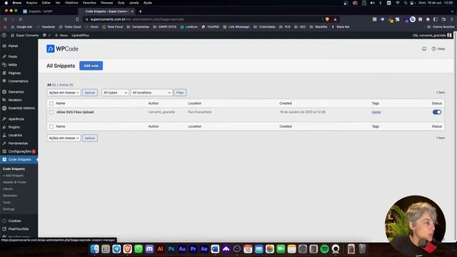 Como usar Code Snippets no WordPress e Eliminar vários Plugins