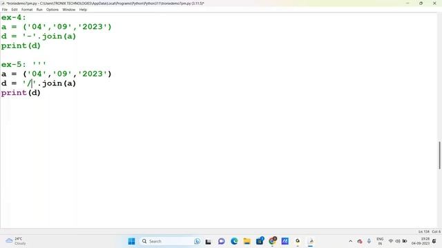 String handling funtions part 2 || Python Strings Guidance ||  Strings Detailed Explaination