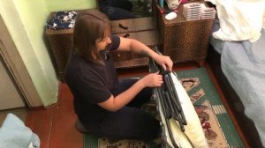 Обзор Раскладушка Ольса Стефания  с матрасом за 1182 руб из СберМегаМаркет