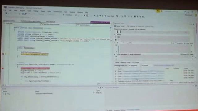 Demo of Visual Studio 2015 Diagnostic Tools смотреть онлайн