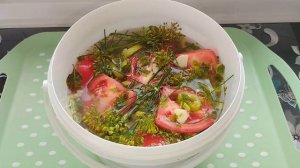 ? Квашеные помидоры с сельдереем.Секрет приготовления вкусного соленья.