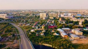 Кокшетау - мост через реку Кылшакты / Kokshetau drone video / Аэросъёмка Кокшетау / sk fly