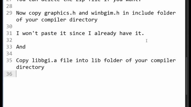 C/C++ Graphics Tutorial 1 | Downloading graphics.h Header File for Code Blocks