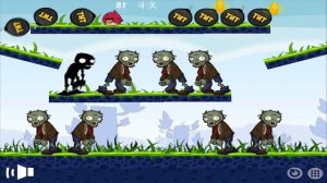 Angry Birds Fried Zombie - BURN ALL ZOMBIE BY DROPPING EXPLOSIVE TNT!