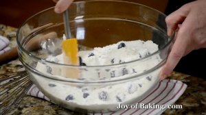 Blueberry Muffins Recipe Demonstration - Joyofbaking.com