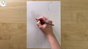 Как нарисовать хоккеиста / Drawing hockey player