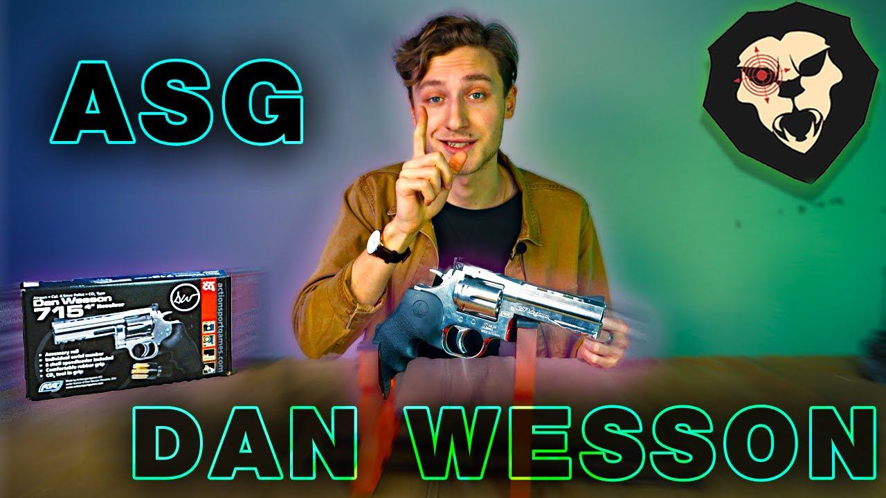 ОБЗОРП Пневматический револьвер ASG Dan Wesson 715-4 Silver (пулевой) art.18612 смотреть онлайн