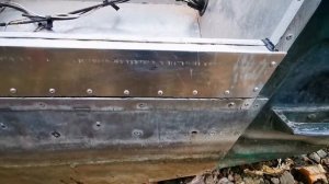 лодка Днепр с транцем на вытяжной заклепке