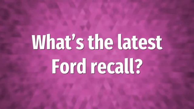 How do I check if my Ford has a recall? смотреть онлайн