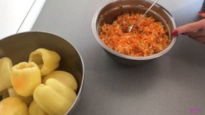 Перец фаршированный рисом с овощами/без мяса/блюдо для постующих/полезная еда