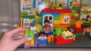 Конструктор Лего дупло. Мой город / Designer Lego duplo. My town. Обзор после использования
