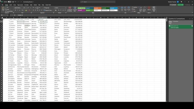 Summarize data using SUMIFS in excel - Part 1 #dataanalysis #exceltutorial #excelbasics #sumifs