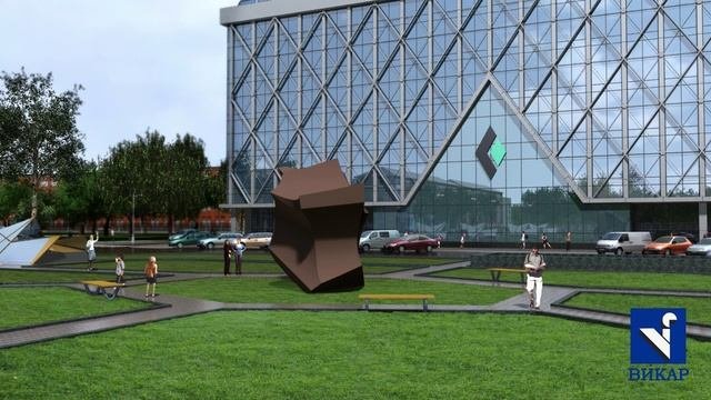Архитектурная концепция реконструкции главного офиса «Галургии» в Перми 2013 год.
