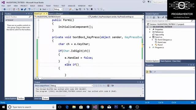 15 | Number And String Validation In Winforms C# | Form Validation In Windows Forms (Hindi/Urdu)
