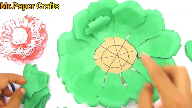 How do you make Paper flower Christmas decorations step by step смотреть онлайн