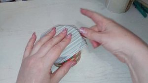 МК.Мастер - класс. Как убрать лишнее ? Для начинающих..БАРАБАН .- Новогодняя игрушка.Декупаж.