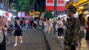 [4KHDR]China walk tour | Evening Walk in Taiping Street Hunan | Real china city