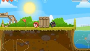 RED BALL 4/РЭД БОЛ 4/Красный Шар против ЧЕРНОГО КВАДРАТА! Побеждаю БОССОВ!