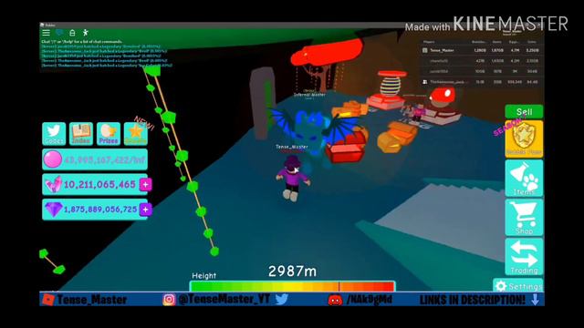 CLAIMING SHINY INFERNAL MASTER INDEX PET! (Roblox BGS) смотреть онлайн