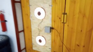 Вытяжка в гараже из вентилятора от автомобиля.