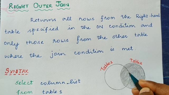Outer join | dbms | tamil | gvspace #outerjoin #dbmstutorials