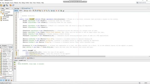 IP Address JAVA demonstration (HCI) смотреть онлайн