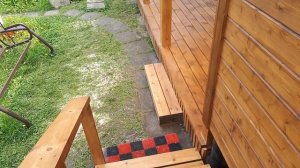 Бюджетная пристройка с террасой к дому.