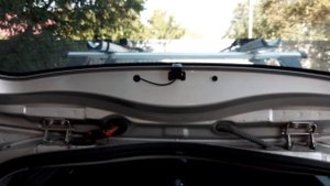 Ford Fusion европеец - скрытная установка камеры заднего вида