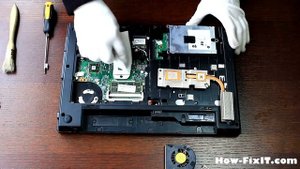 How to disassemble and clean laptop HP 620, HP 625