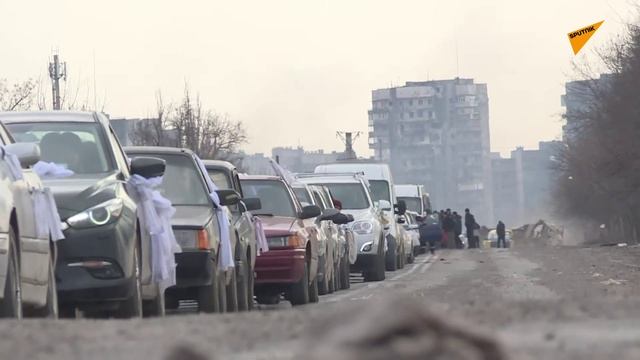 Người dân tiếp tục được sơ tán khỏi Mariupol qua các trạm kiểm soát của Nga tại DNR