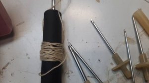 Швейная игла. Сверление отверстия.