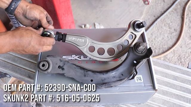 8th Gen Civic Rear Upper Control Arm Upgrade! How To RemoveInstall