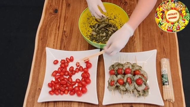 Креветки на гриле / Шашлычки из креветок / Креветки на шпажках / Low-Carb / Кето ?