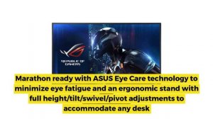 ASUS ROG Swift PG279QZ Gaming Monitor Review