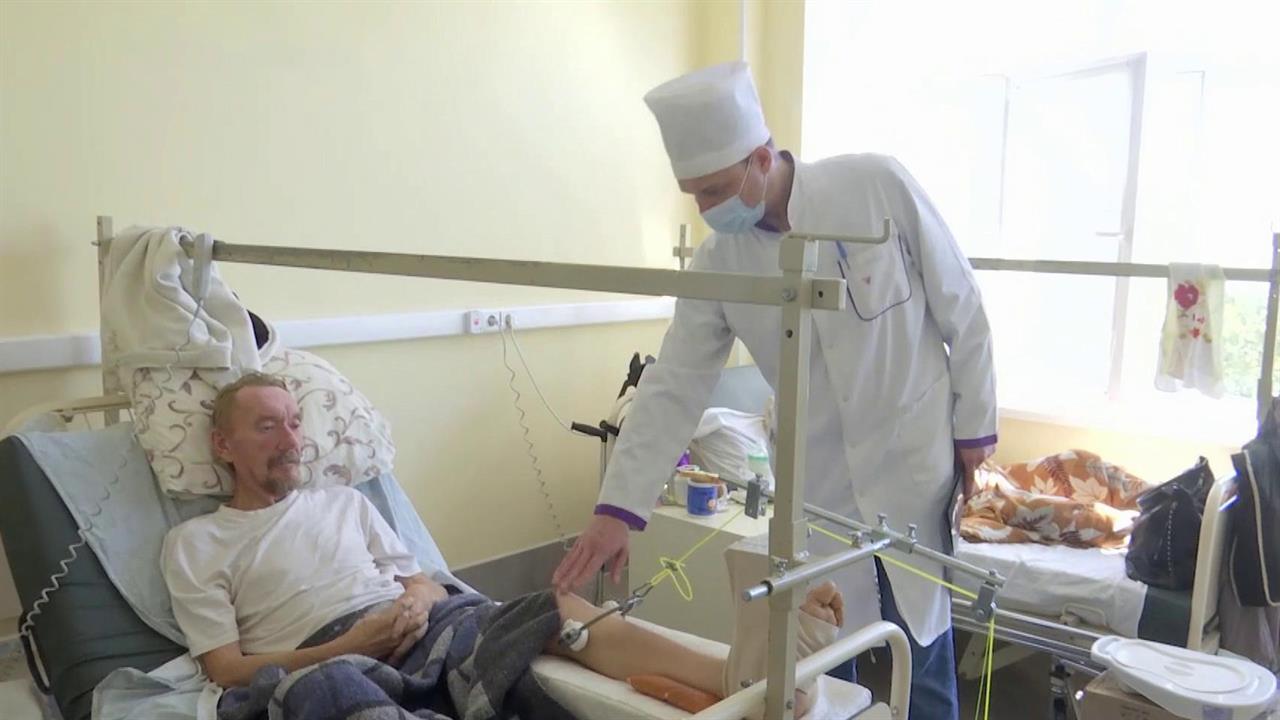 В областной больнице Мелитополя работает выездная бригада российского Минздрава