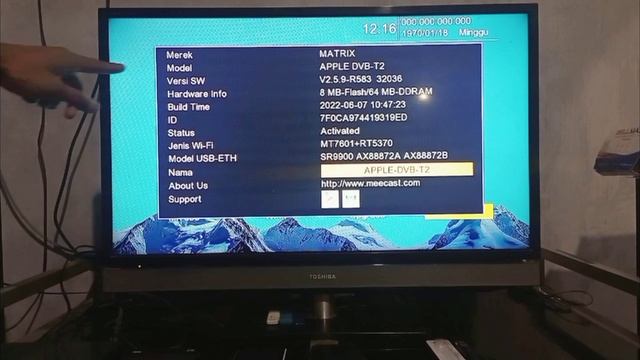 Cara Upgrade Set Top Box Matrix Apple Hd / Versi 2.5.9 / DVB2IP смотреть онлайн